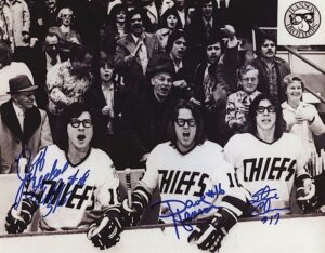 The Hanson Brothers “Slapshot” Autographed Photo