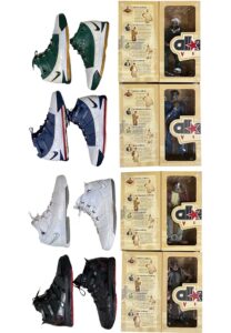 “The LeBrons” Nike Zoom LeBron III Shoes, Complete Figurine Set & Boxes