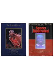 The Sports Report Volume 1 – Issue 1 With Untorn Cards & Michael Jordan Sports Illustrated Man Of The Year Magazine