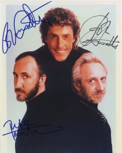 The Who Autographed Photo