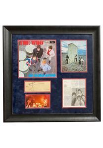 The Who Multi-Signed Framed Display