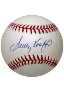 Three Sandy Koufax Single-Signed Baseballs