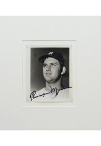 Thurman Munson New York Yankees Autographed B&W Photo