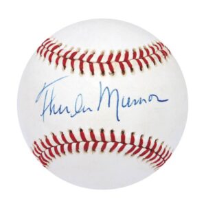 Thurman Munson Single-Signed Baseball