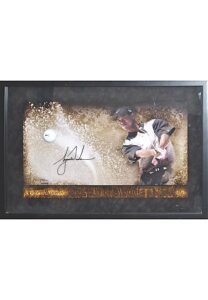 Tiger Woods Autographed “Breaking Through” Framed Display