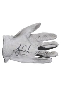 Tiger Woods Autographed Tournament Used Glove