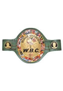 Tim Witherspoon WBC World Heavyweight Championship Belt Signed by Witherspoon