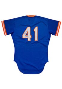 Tom Seaver New York Mets Autographed Batting Practice Jersey