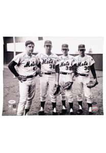 Tom Seaver, Nolan Ryan, Jerry Koosman, & Gary Gentry Multi-Signed Photograph