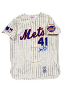 Tom Seaver NY Mets Signed Cooperstown Collection Jersey