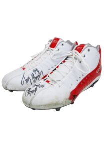 Tony Gonzalez Kansas City Chiefs Game-Used & Autographed Cleats & Gloves