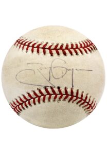 Tony Gwynn SD Padres Game-Used & Single-Signed “#2937 4-10-99” Baseball