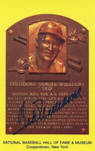 Tremendous Lot of Autographed Hall of Fame Plaques