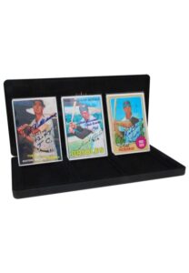 Triple Crown Winners – Ted Williams & Frank Robinson Autographed Signature Series Porcelain Card Sets with Presentation Boxes