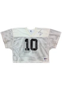 Troy Aikman Henryetta High School Game-Used & Signed Practice Jersey