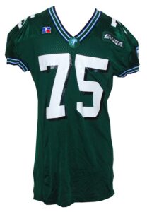 Tulane University Green Wave Game-Used Jerseys – Circa 1998 Mouton Road & Circa 1990 Brooks Home