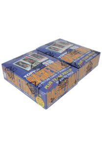 Two 1980 Topps Basketball Unopened Wax Pack Boxes