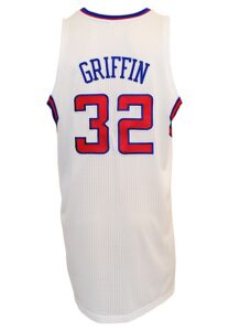 Two 2011-12 Blake Griffin Los Angeles Clippers Game-Used Home Jerseys