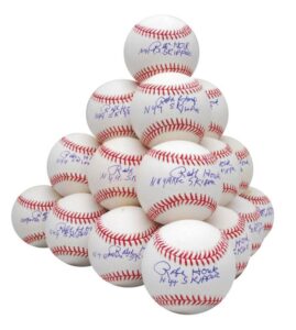 Two Dozen Ralph Houk Single-Signed Baseballs Inscribed “NYY Skipper”