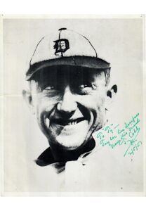 Ty Cobb Autographed 8×10 Photo & Original Handwritten Envelope