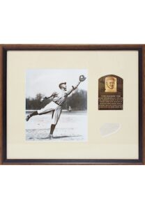 Ty Cobb Autographed Framed Display