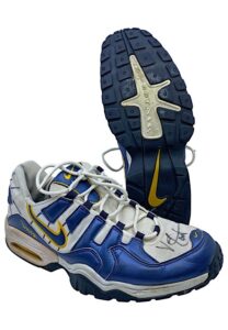 Vince Carter Dual-Autographed Nike Shoes