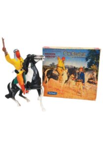 Vintage 1950s Hartland Toys “Broken Arrow” Cochise Action Figure with Original Box