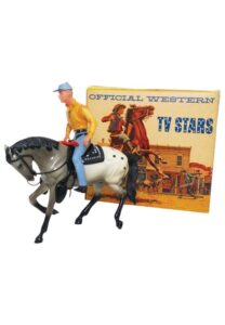 Vintage 1960s Hartland Toys Johnny Yuma “The Rebel” Action Figure with Original Box