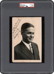 Vintage Bobby Jones Signed Photograph