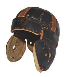 Vintage Leather Football Helmet