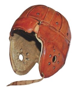 Vintage Leather Football Helmet