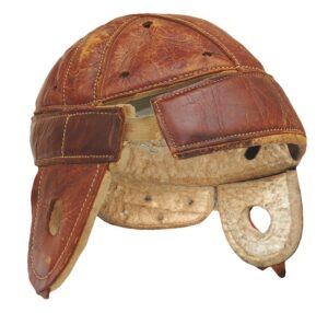 Vintage Leather Football Helmet