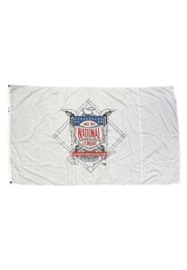 Vintage National League Baseball Banner