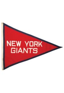 Vintage New York Giants Pennant Flag