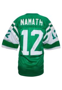 Vintage New York Jets Replica Jersey Autographed by Joe Namath