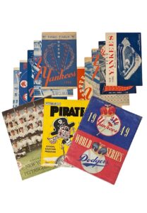 Vintage NY Yankees World Series & Regular Season Programs