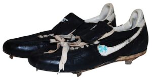 Wade Boggs & Dwight Evans Autographed Boston Red Sox Game-Used Cleats