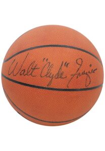 Walt “Clyde” Frazier Autographed Spalding Basketball