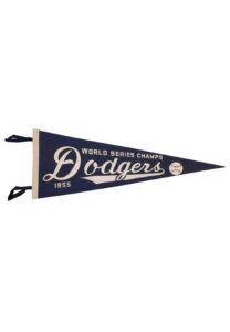 Walter Alston’s 1955 Brooklyn World Series Pennant