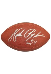 Walter Payton Single-Signed Football