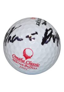 Warren Buffett Autographed Golf Ball