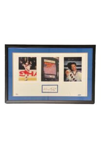 Wayne Gretzky Autographed Cut Framed