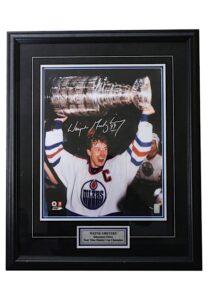 Wayne Gretzky Autographed Framed LE Display