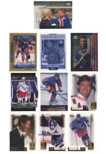 Wayne Gretzky NY Rangers LE Cards