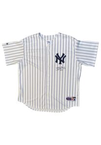 Whitey Ford New York Yankees Autographed Home Retail Authentic Jersey