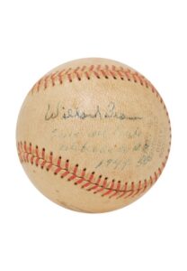 Willard Brown Single Signed Vintage Baseball