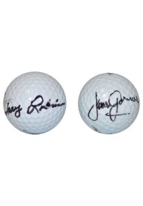 William “Smokey” Robinson, Jr. & James Garner Autographed Golf Balls