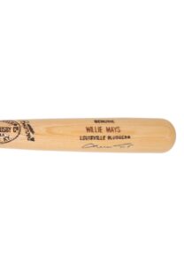 Willie Mays Autographed Bat