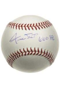 Willie Mays Single-Signed & Inscribed “660 HR” OML Baseball