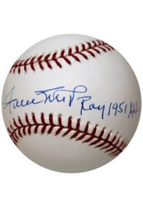 Willie Mays Single-Signed & Inscribed ONL Baseballs